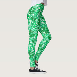Legging William Morris Iris e Lily, Jade Green