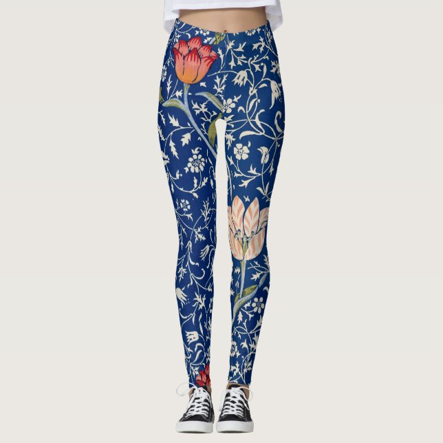 Legging William Morris Medway Blue Floral (Frente)