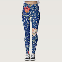 Legging William Morris Pavilhas azuis