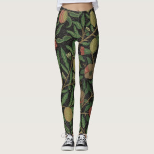 Legging William Morris Pomegranate Fruta clássica