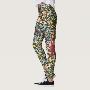 Legging William Morris Snakeshead Padrão Floral