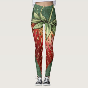 Legging William Morris Strawberry