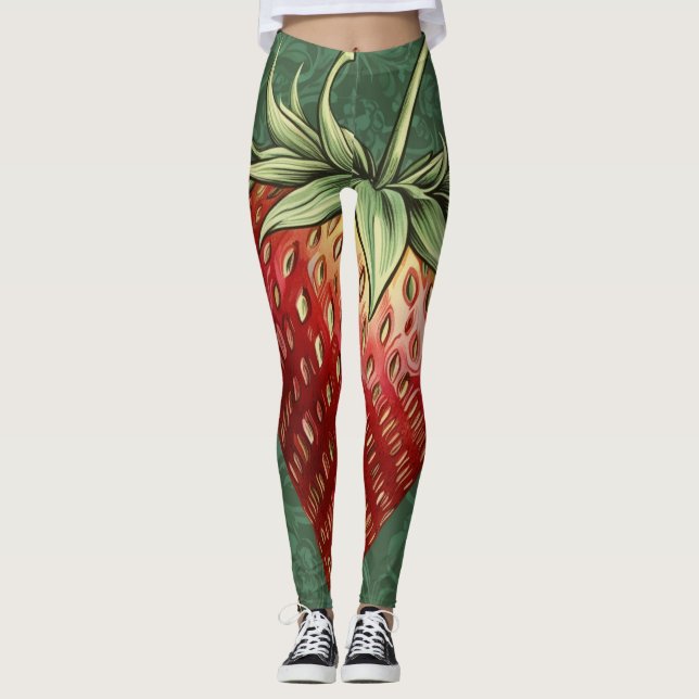 Legging William Morris Strawberry (Frente)