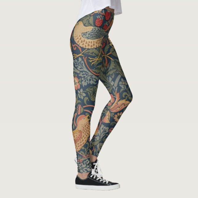 Legging William Morris Lily Art Nouveau Perna Floral