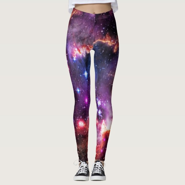 Legging Wingponta Starry de Pequena Nuvem Magelânica (Frente)