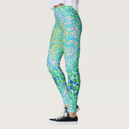 Legging Winston Lapis e Green
