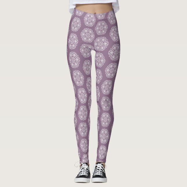 Legging Wisteria Mandala (Frente)