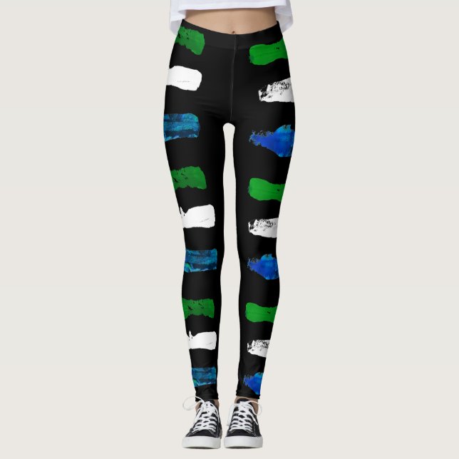 Legging Wout Arts Sierra Leone Flag Paint Marks (Frente)