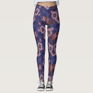 Legging Wren e hellebore, violeta e rosa