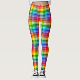 Legging Xadrez arco-íris LGBTQ+