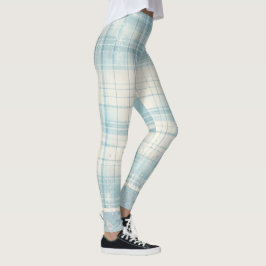 Legging Xadrez azul