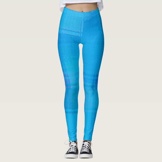 Legging Xadrez azul (Frente)