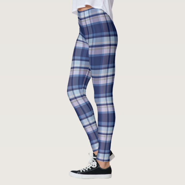 Legging Xadrez azul (Esquerda)
