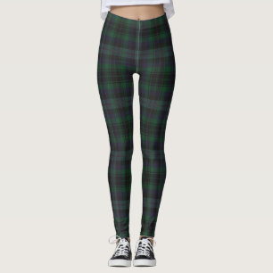 Legging Xadrez Azul Escuro de Tartan