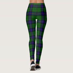 Legging Xadrez azul-tartan armstrong e verde