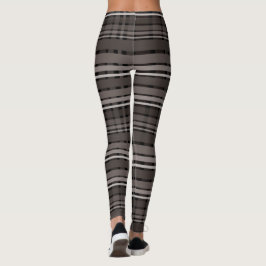 Legging Xadrez castanha escura