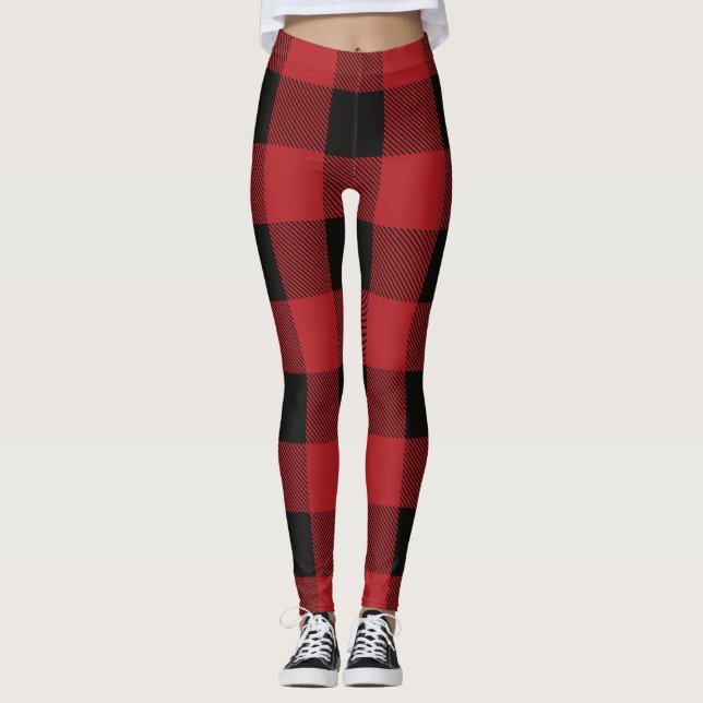 Legging Xadrez Colorida Bonita (Frente)