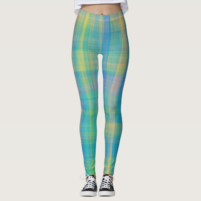 Legging Xadrez de Pastel (Frente)