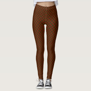 Legging xadrez de tartan