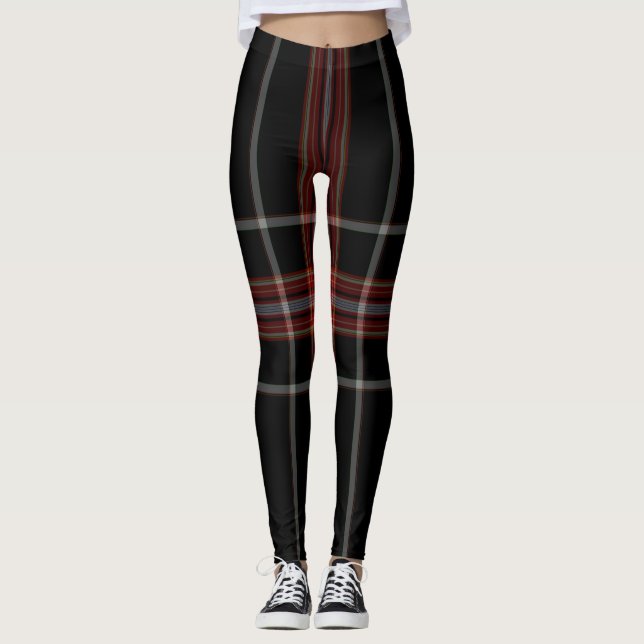 Legging Xadrez de Tartan (Frente)