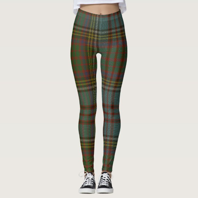 Legging Xadrez de Tartan escocesa de Anderson (Frente)