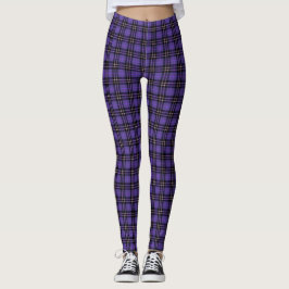 Legging Xadrez de Tartan Roxo