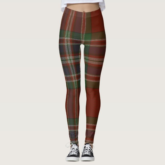 Legging Xadrez do clã do Tartan de MacFarlane (Frente)