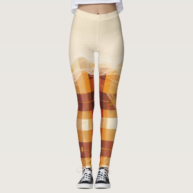 Legging Xadrez e Abundância (Frente)