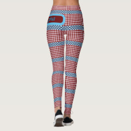 Legging Xadrez Escocês Personalizado