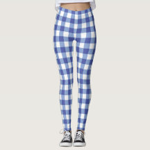 Xadrez Gingham Azul e Branco