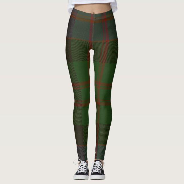 Legging Xadrez MacDonald Tartan Clan (Frente)