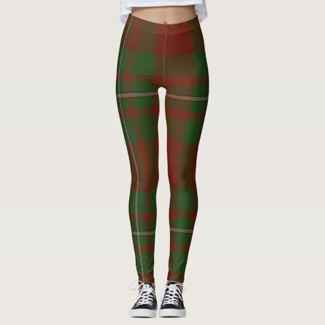 Legging Xadrez MacGregor Tartan Clan (Frente)