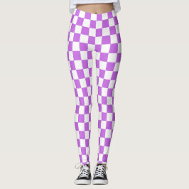Legging Xadrez magenta visual clássico