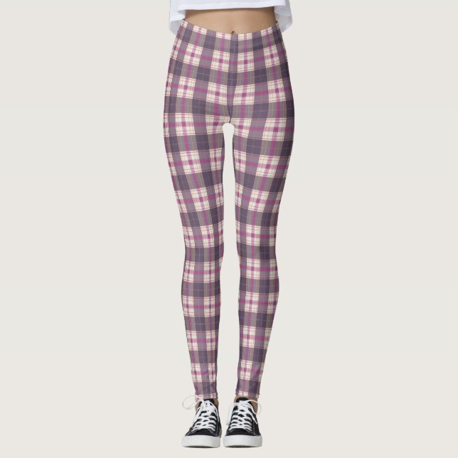 Legging xadrez mana heather (Frente)