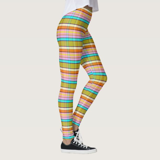 Legging Xadrez natural F (Direita)