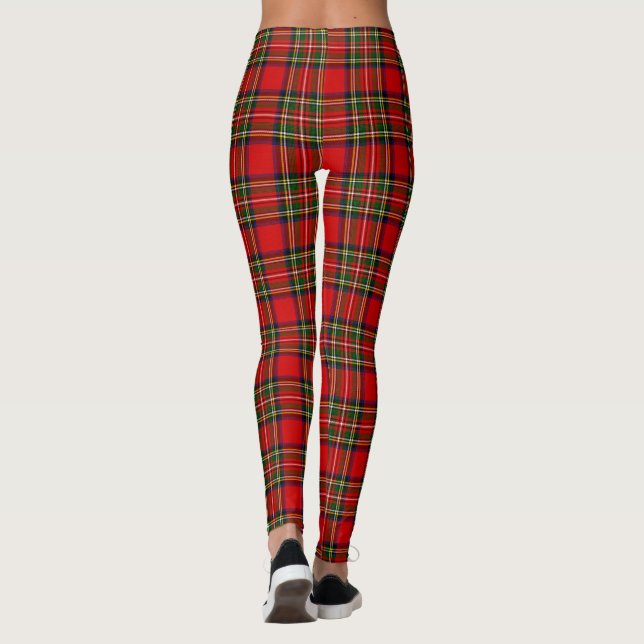 Legging Xadrez Real Stewart Clan Tartan (Verso)