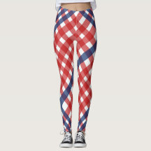Xadrez Red White e Blue Gingham