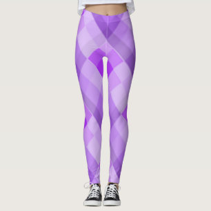 Legging Xadrez roxa