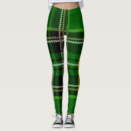 Legging Xadrez verde