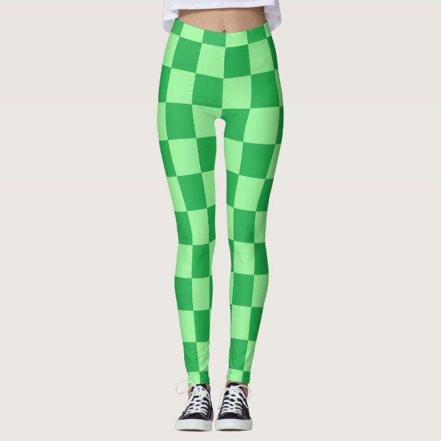 Legging Xadrez Verde (Frente)