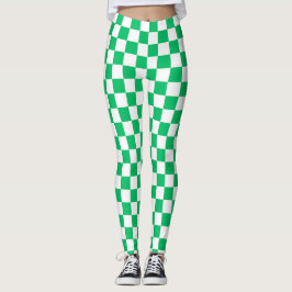 Legging Xadrez verde clássico