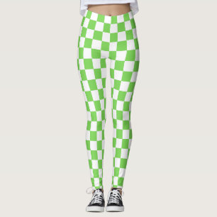 Legging Xadrez verde grama