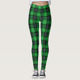 Legging Xadrez Verde Tartan