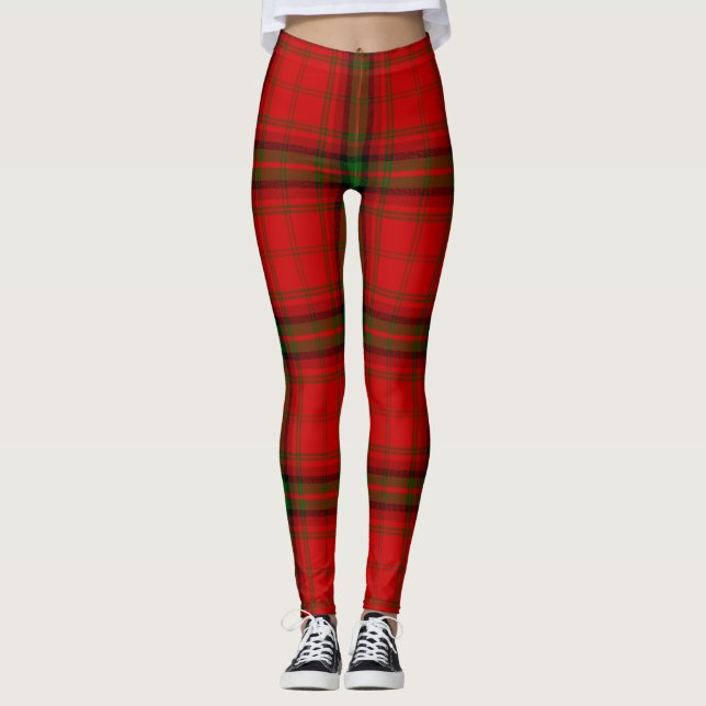 Legging Xadrez verde-tartan MacDougall (Frente)