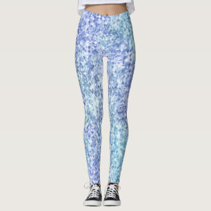 Legging Ximersão de Azul Teal e Prisma Roxo