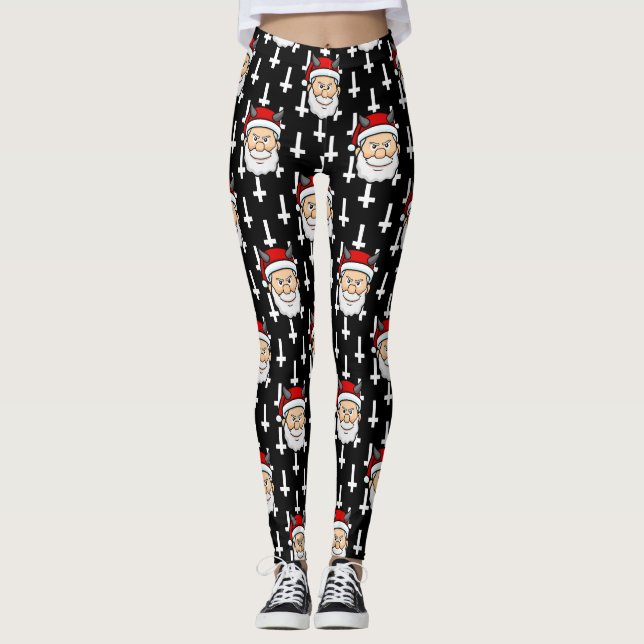 Legging xmas mau santa claus feio (Frente)