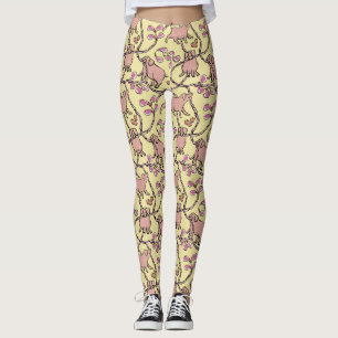 Legging Y L ano vietnamiano chinês do porco do teste