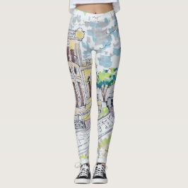 Legging Yellow Historic Villa