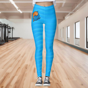 Legging Yin Yang Fish Cartoon