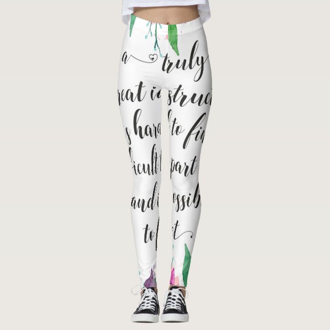 Legging Yoga Coach Gift para ela (Frente)